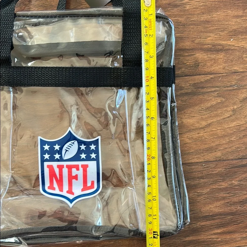 NFL Gray and Black Stadium Tote Bag - Picture 5 of 5